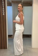 Conjunto blusa e calça M Crush | Off White