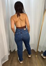 Calça jeans feminina mom Sophia Sawary | Jeans médio