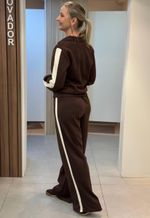 Calça Feminina Reta Com Amarração Style Box | Marrom