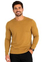 Blusão masculino gola redonda Broken Rules | Mostarda 