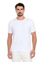 Camiseta masculina manga curta básica Easy Fit | Branco