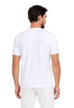 Camiseta masculina manga curta básica Easy Fit | Branco