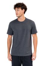 Camiseta masculina básica manga curta Elemento Zero | Preto Mescla 