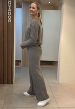 Calça Malha Soft Incorpada Style Box 150087 I Cinza
