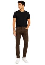 Calça Color Marrom Masculina Slim Ecxo | 5903
