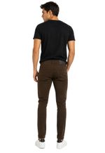 Calça Color Marrom Masculina Slim Ecxo | 5903