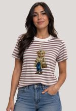 T-shirt urso Blogueirinha | cappuccino
