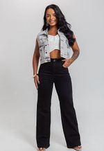 Calça Jeans Wide Leg  Black Jeans 