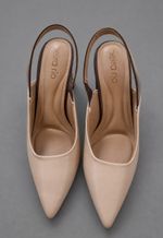 Scarpin slingback Beira rio | chocolate