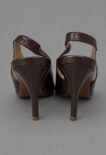 Scarpin slingback salto agulha Beira rio | cacau