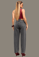 Calça jeans barrel 4551 Kult