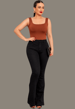Calça jeans flare 4603 Kult | preto