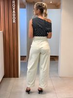 Calça ballon 184873 Marialícia | off white 