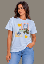 T-shirt sardinha beach San Diego | azul