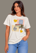 T-shirt sardinha beach San Diego | off white