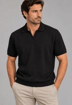 Camisa polo decote v 120281 Broken Rules | preto