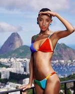 Top elinhos multicolorido Rio 
