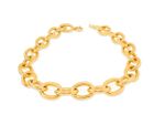 Colar Elos Ouro Amarelo 
