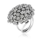 Anel Bouquet Diamantes Ouro Branco