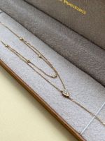 Colar Duplo Gotinha Diamantes