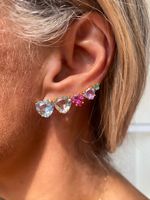 BRINCO EAR CUFF PEDRAS BRASILEIRAS