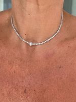 Colar Riviera de Diamantes em ouro Branco 