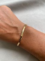 Pulseira Quadradinhos Ouro Amarelo
