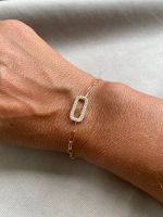 Pulseira com Elo pavê de Diamantes Ouro Amarelo