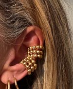 Piercing Bolinhas Ouro Amarelo 
