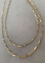 Corrente Elo Cartier 70 CM Ouro Amarelo