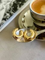 Argola Roliça 20MM Ouro Amarelo