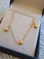 Pulseira Infantil 3 Estrelinhas Ouro Amarelo 
