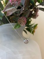 Colar Ponto de Luz  Diamante Ouro Branco