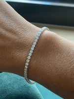 Pulseira Riviera Diamante Ouro Branco