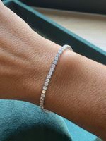 Pulseira Riviera Diamante Ouro Branco