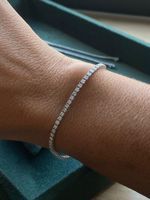 Pulseira Riviera Diamante Ouro Branco