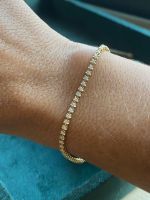 Pulseira Riviera Diamante Ouro Amarelo
