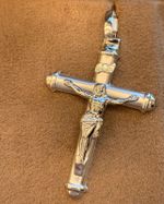 Pingente Crucifixo Ouro Branco
