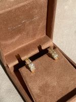 Brinco Argola Diamante Ouro Amarelo