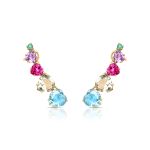 BRINCO EAR CUFF PEDRAS BRASILEIRAS