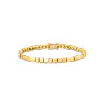 Pulseira Quadradinhos Ouro Amarelo