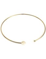 Colar Chocker  Pérola e Diamante Ouro Amarelo