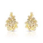 Brinco Diamante Yellow Ouro Amarelo.