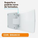 Adaptador de Tomada Universal Dobrável com Plug Plano – 10A