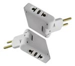 Adaptador de Tomada Universal Dobrável com Plug Plano – 10A