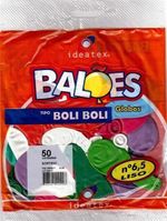 BALAO BOLI BOLI LISO CORES SORTIDAS  6,5 C/30