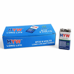 BATERIA 9V HYW LONG LIFE – CAIXA COM 10 UNIDADES