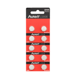 BATERIA LR44 ALCALINA AVANT USE CARTELA C/10 UN