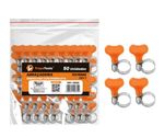 ABRAÇADEIRA DE METAL 3/4 PACOTE C/50 UNIDADES COM BORBOLETA
