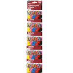 ELÁSTICO  PARA CABELO CARTELA COM 5 PACKS